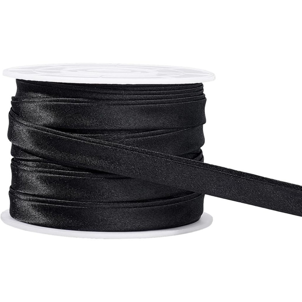 Binding Tape Bias - ริบบิ้นผ้าซาตินแบบพับสองชั้น ขนาด 13.5 หลา กว้าง 0.47