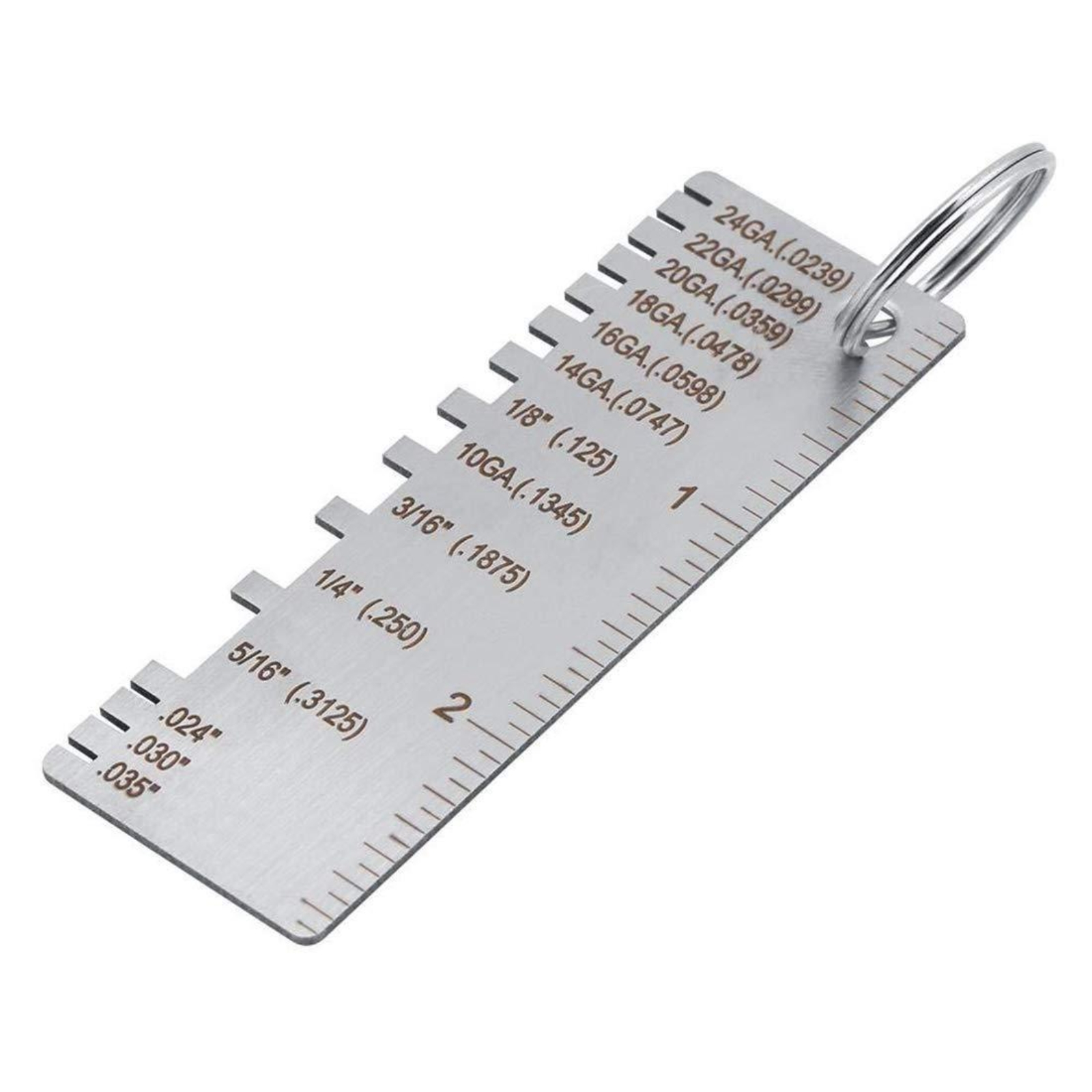 Seam Gauge Metal - เกจวัดการตรวจสอบการเชื่อม เครื่องมือวัดรอยต่อโลหะ เกจวัดรอยเชื่อม ไม้บรรทัดตรวจสอบการเชื่อม ห่วงแขวน เครื่องมืออุตสาหกรรม