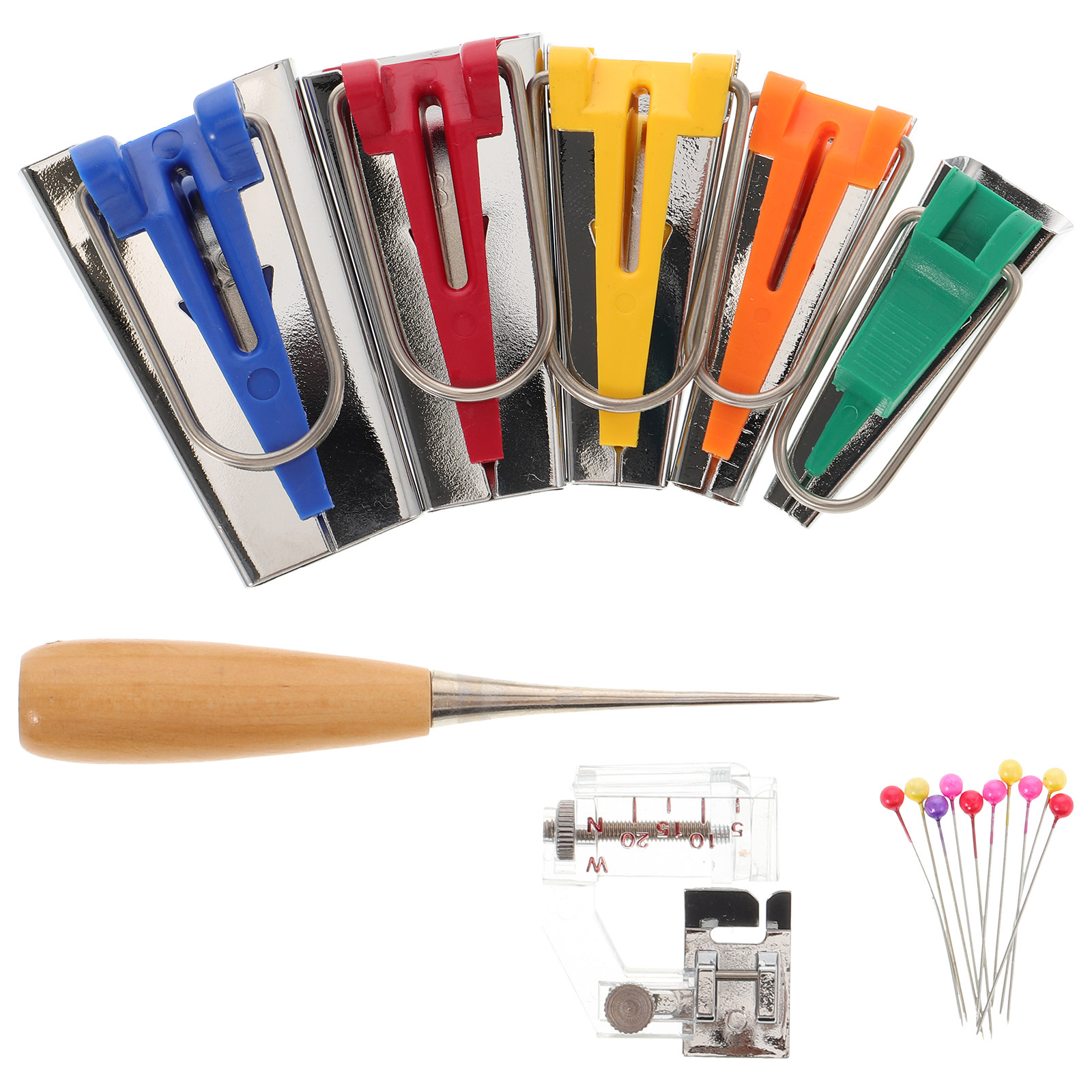 Sewing Kit - ชุดเครื่องมือทำเทปไบแอส 1 ชุด สำหรับงานควิลท์มืออาชีพ ชุดอุปกรณ์เย็บผ้า DIY