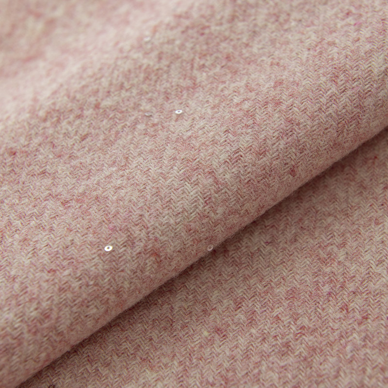 ผ้าทวีดผสมขนสัตว์ลายดาวระยิบระ - Sewing Tweed Fabric บทวิจารณ์และราคา