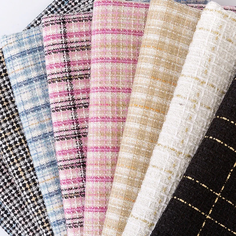50 ซม.ผ้าไหมน้ําหอมขนาดเล็กผ้า - Sewing Tweed Fabric บทวิจารณ์และราคา