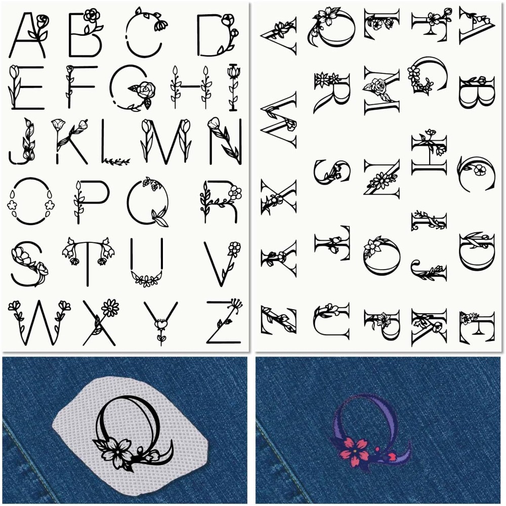 ตัวอักษร A-Z ที่ละลายน้ําได้เย - Sewing Kit บทวิจารณ์และราคา