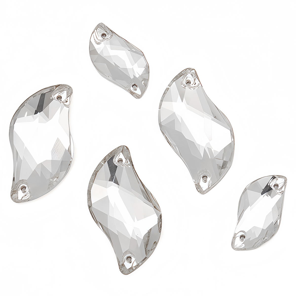 S รูปร่างเย็บบน Rhinestone แก้ - Sewing Garments บทวิจารณ์และราคา