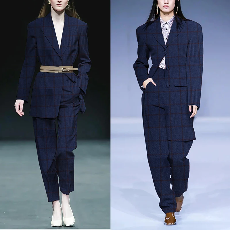 Redraspberry ผ้าวูลลายสก๊อตสีน - Sewing Tweed Fabric บทวิจารณ์และราคา