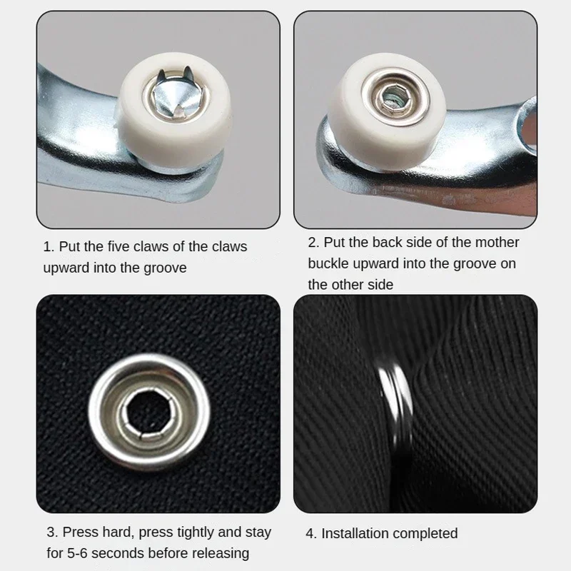ห้าแฉกปุ่มติดตั้งคีมโลหะปุ่ม S - Sewing Garments บทวิจารณ์และราคา
