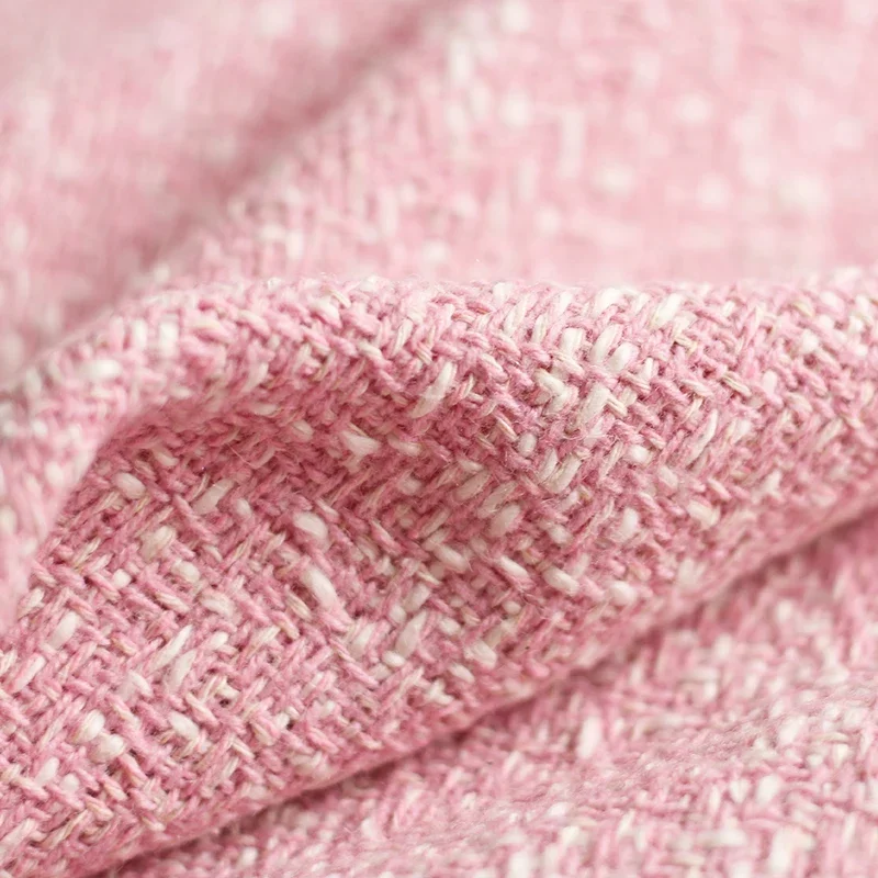 Redraspberry 145 ซม.สีชมพูสีขา - Sewing Tweed Fabric บทวิจารณ์และราคา