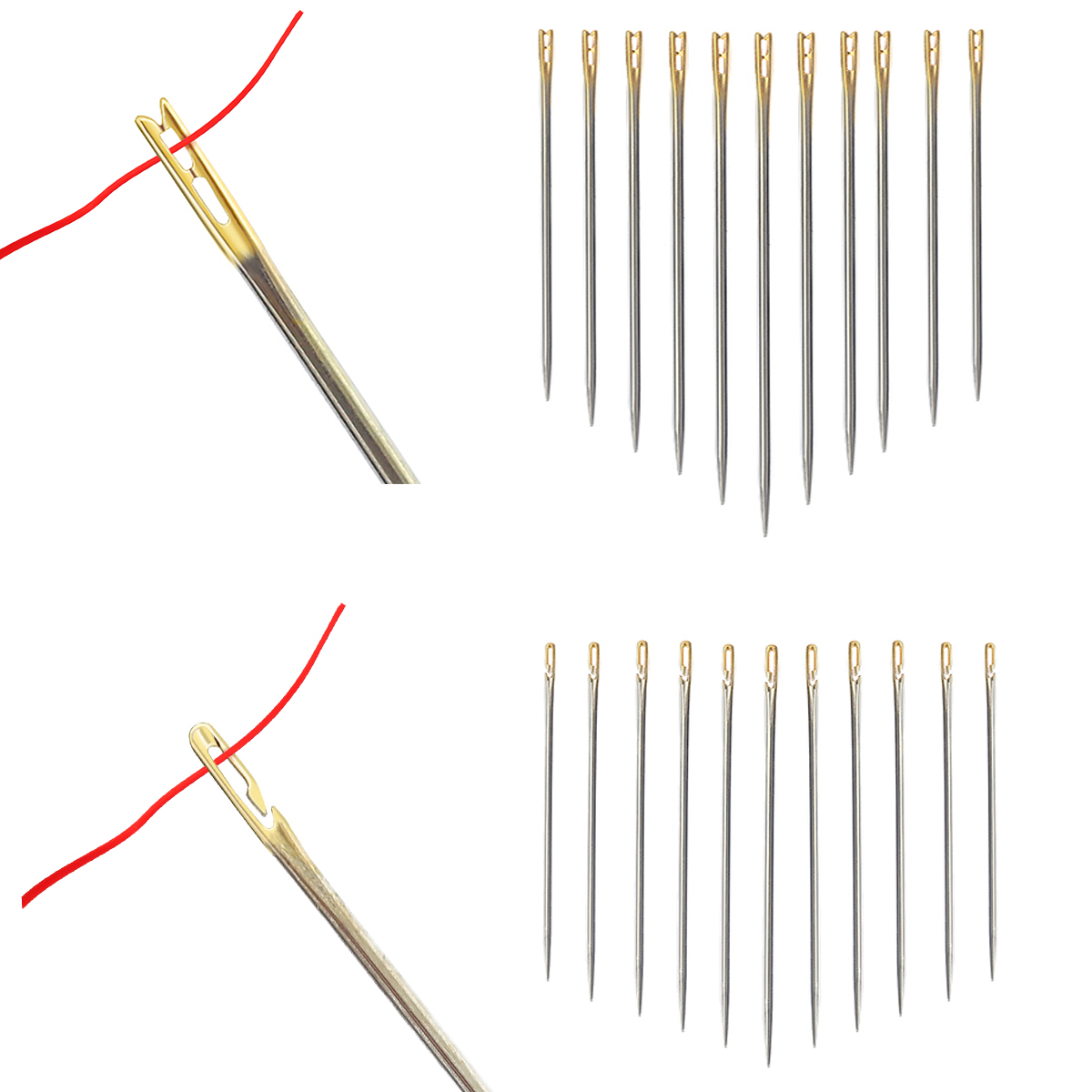 Blind หลายขนาดสแตนเลสด้วยตนเอง - Embroidery Floss Thread บทวิจารณ์และราคา