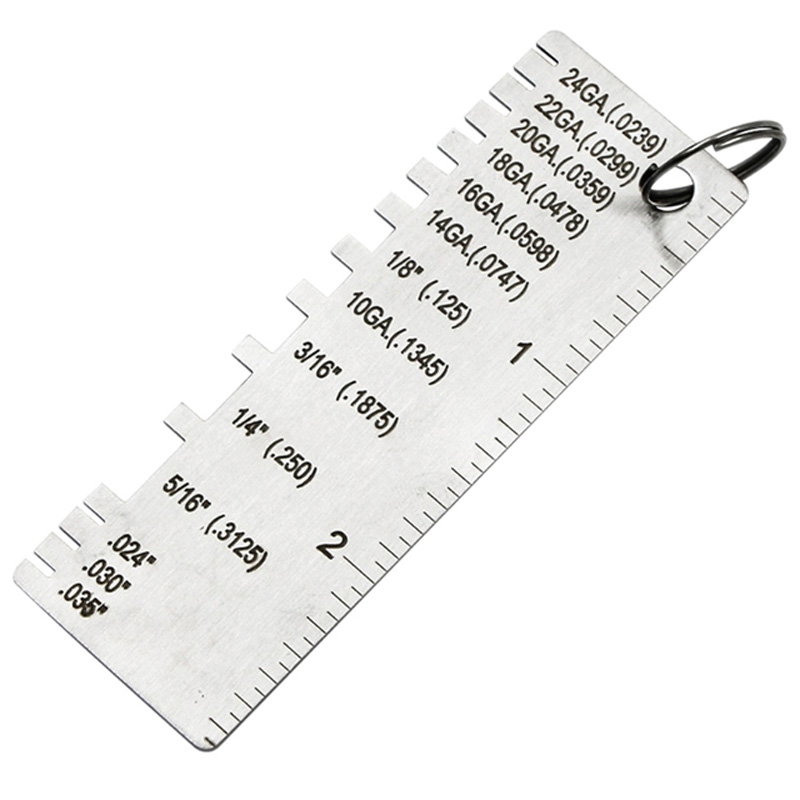 เกจวัดความหนาสแตนเลส ไม้บรรทัด - Seam Gauge Metal บทวิจารณ์และราคา