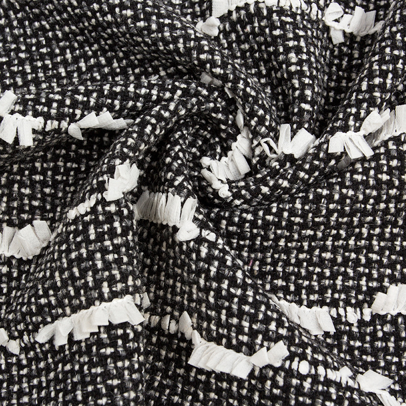 ผ้าทวีดขนสัตว์เนื้อหยาบ 3 มิติ - Sewing Tweed Fabric บทวิจารณ์และราคา