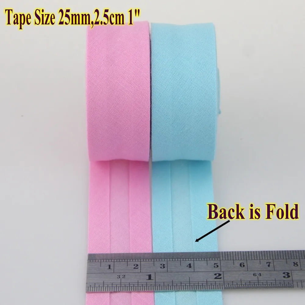 เทปไบแอสกว้าง 25 มม. (1 นิ้ว)  - Binding Tape Bias บทวิจารณ์และราคา