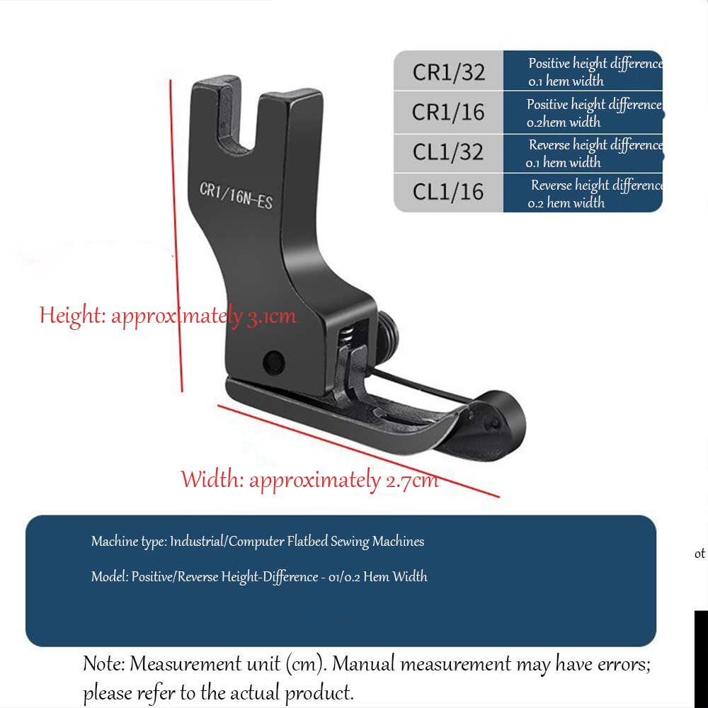 ตีนผีเหล็กไทเทเนียมสีดำแบบสูง- - Textile Sewing Machine บทวิจารณ์และราคา
