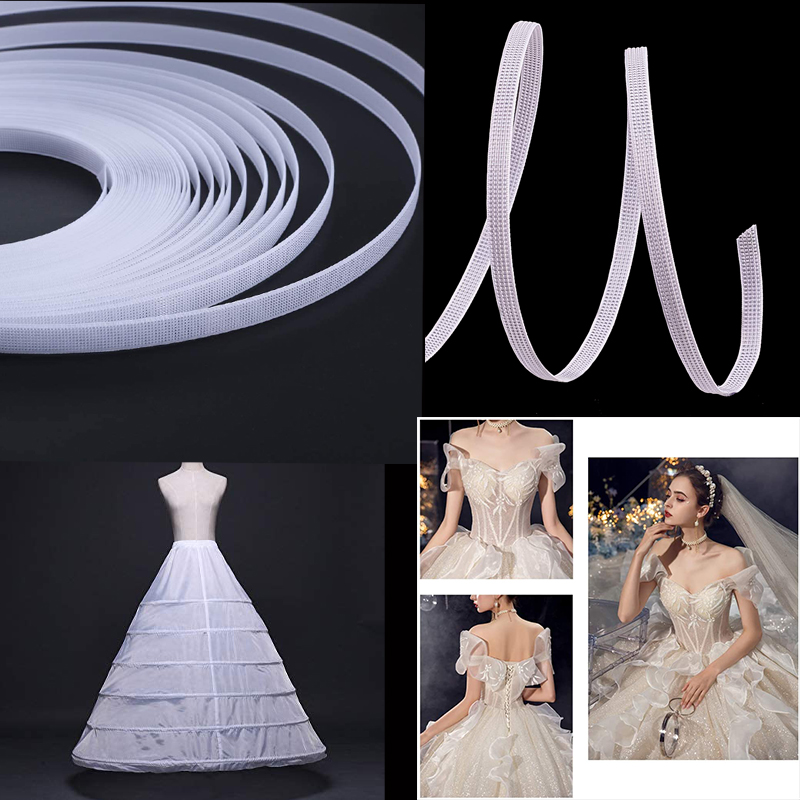 สายรัดโพลีเอสเตอร์โปร่งใสยาว 2 - Sewing Garments บทวิจารณ์และราคา