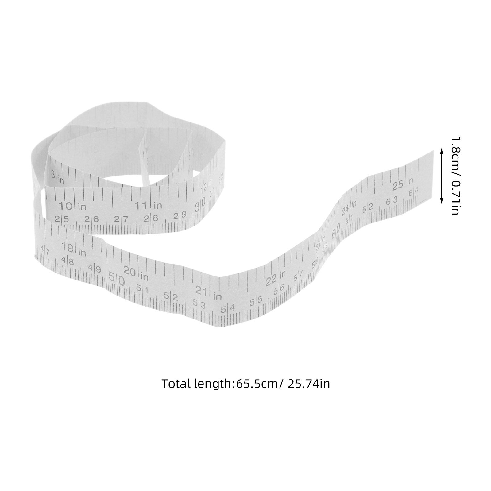 เทปวัดระยะแบบกระดาษ 64 ซม. สำห - Sewing Garments บทวิจารณ์และราคา