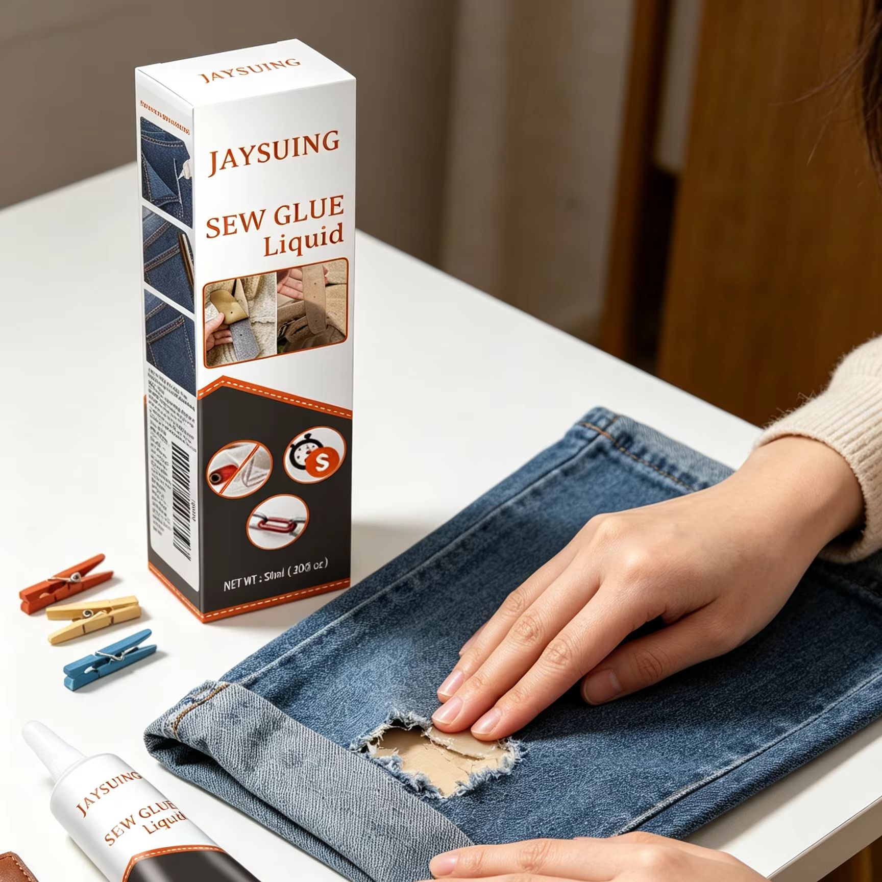 กาวซ่อมเสื้อผ้า Jaysuing แห้งเ - Sewing Technology บทวิจารณ์และราคา
