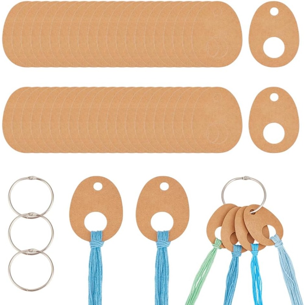 100 ชิ้น Teardrop Floss ด้ายหย - Embroidery Floss Thread บทวิจารณ์และราคา