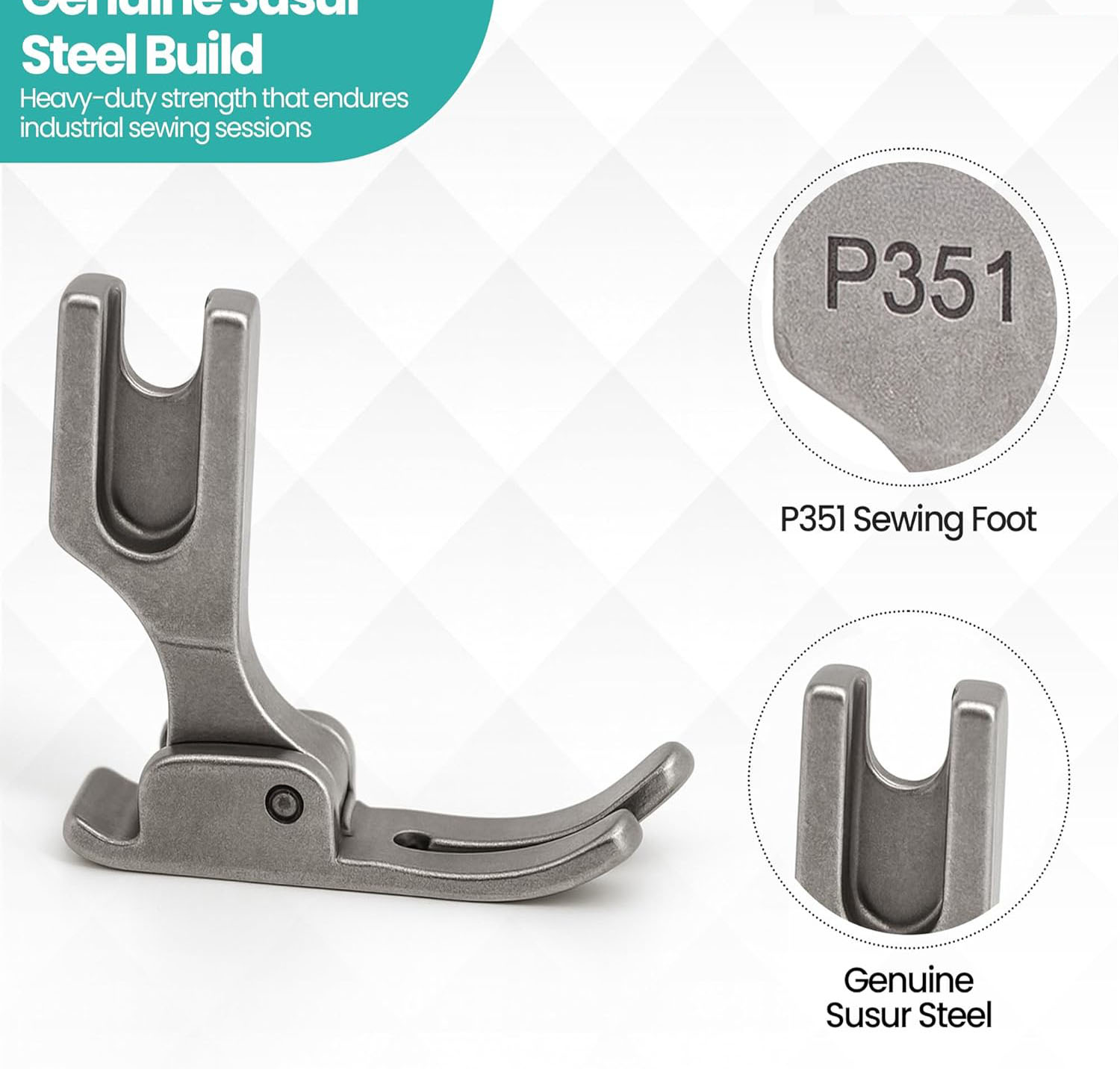 P351 ตีนผีมาตรฐานสำหรับจักรเย็ - Textile Sewing Machine บทวิจารณ์และราคา